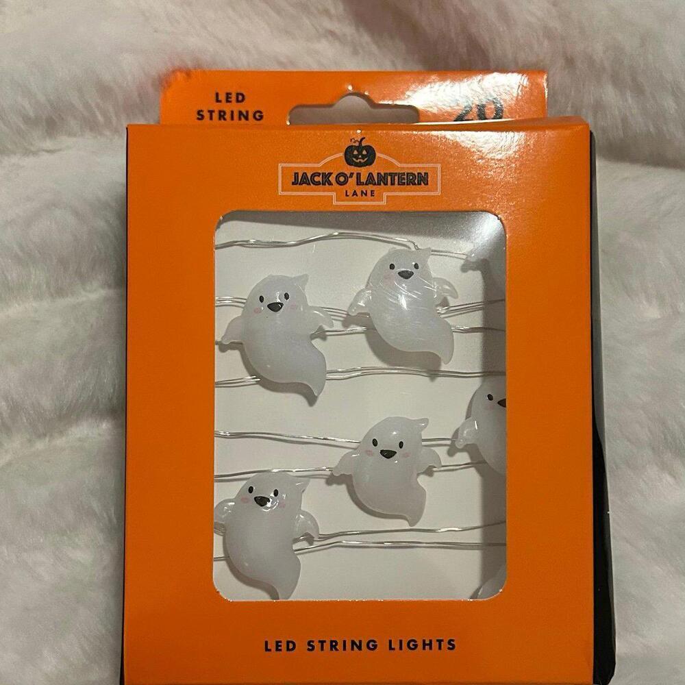 Halloween LEDghost string lights 20 on set